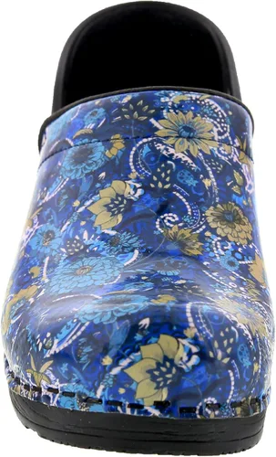 Vista 4 de BJORK Swedish Comfort - Zuecos de cuero para mujer, con estampado profesional
