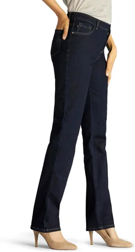 Vista 2 de Lee Jeans legendarios de pierna recta de tiro medio para mujer de talla grande