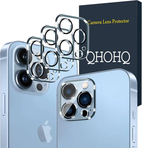 Vista 11 de QHOHQ Juego de 2 protectores de lente de cámara para iPhone 17 Pro Max/17 Pro/16 Pro Max/16 Pro/15 Pro Max/15 Pro, protector de lente individual