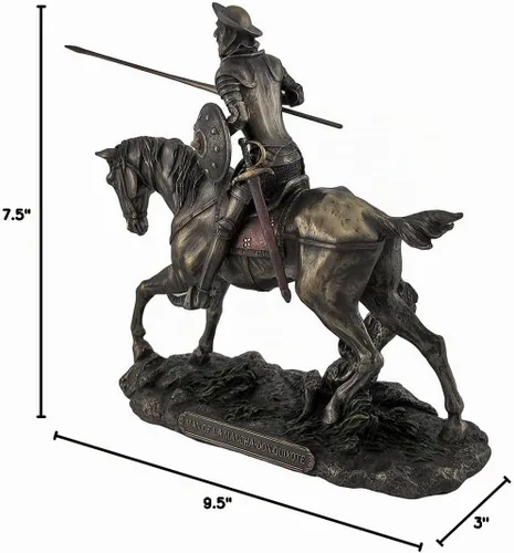 Vista 5 de Things2Die4 Don Quijote Corcel con Lanza Figura