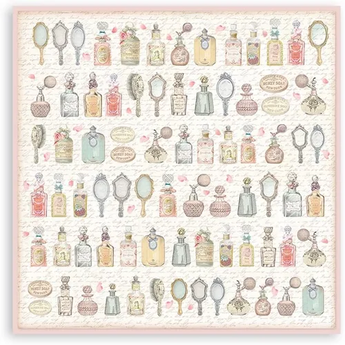 Vista 2 de Scrapbooking Bloc pequeño 10 hojas CM 20.3 x 20.3 (8 x 8 pulgadas) Selección de fondos - Rosa Perfum
