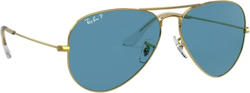 Vista 10 de Ray-Ban Rb3025 - Lentes de sol polarizados, diseño de aviador clásico, dorado