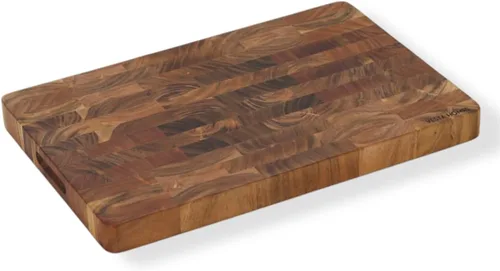 Vista 10 de Vesta Homes Tabla de Cortar de Madera de Fibra Final 15 x 10 pulgadas Tabla de Cortar y Servir/Bloque para Verduras, Frutas, Queso y Charcutería