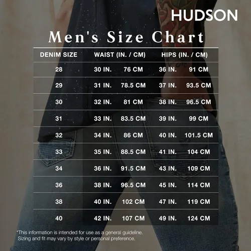 Vista 4 de HUDSON Men's Blake Slim Straight Jean Rp