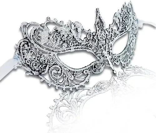 Vista 2 de ARK Survivor Máscara de mascarada para mujer, Mardi Gras, gala, Halloween, disfraz, fiesta de disfraces formales