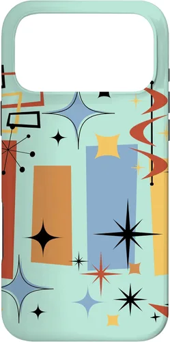 Vista 22 de Retro Mid Century Modern MCM Vibe Aesthetic Kitsch Art Case for iPhone 17