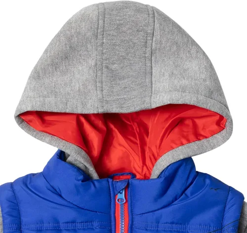 Vista 7 de Marvel Spider-Man - Chaleco con cremallera 2fer para niños pequeños y grandes