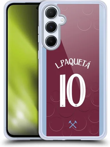 Vista 9 de Head Case Designs Officially Licensed West Ham United FC James Ward-Prowse 2023/24 Players Home Kit Gel Case [Military Grade Protection] Compatible