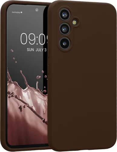 Vista 57 de kwmobile Funda compatible con Samsung Galaxy A13 4G - Funda delgada de silicona TPU - Acabado suave al tacto - Amarillo radiante