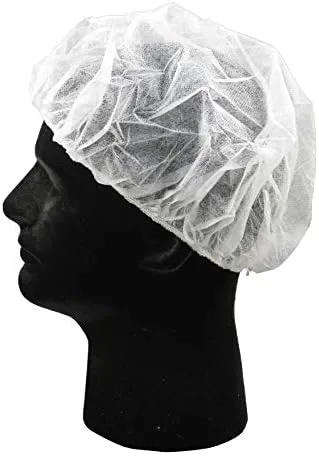 Vista 3 de Disposable Bouffant Caps Hair Nets, Salon Spa Food Service