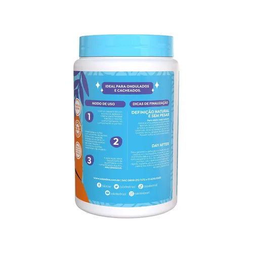 Vista 3 de Salon Line - Linha Creme para Pentear - Definicao Natural 1000 Gr