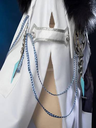 Vista 5 de Fatui Capa Genshin Impact Fatui Harbinger Capa The Doctor Dottore Cosplay Cape C07575 Talla XL