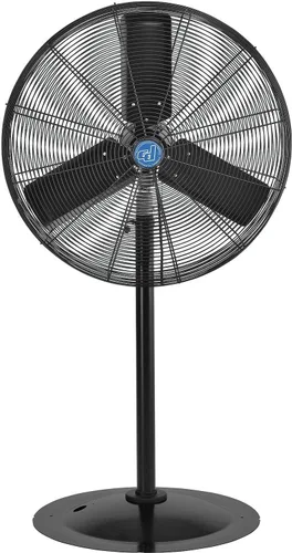 Vista 2 de Ventilador de pedestal oscilante CD Premium de 30", motor TEFC, 9,400 CFM, 1/2 HP
