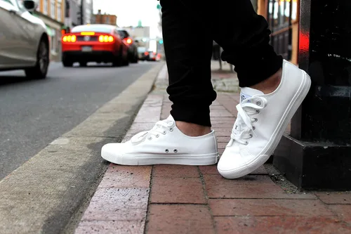 Vista 3 de NJ - Tenis de lona unisex para hombre, mujer, adolescentes