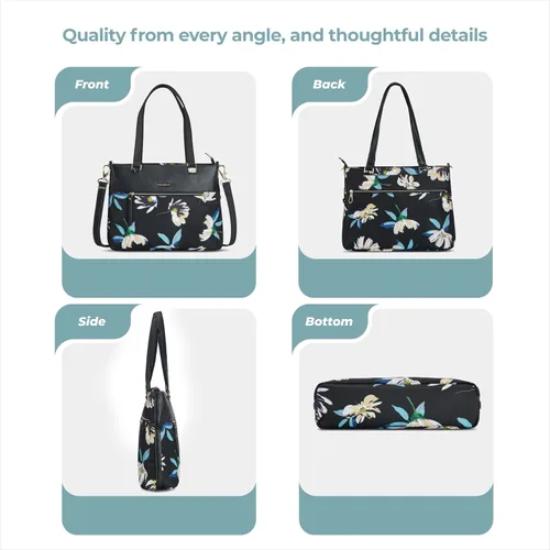 Vista 5 de Travelon Bolso tote antirrobo Addison