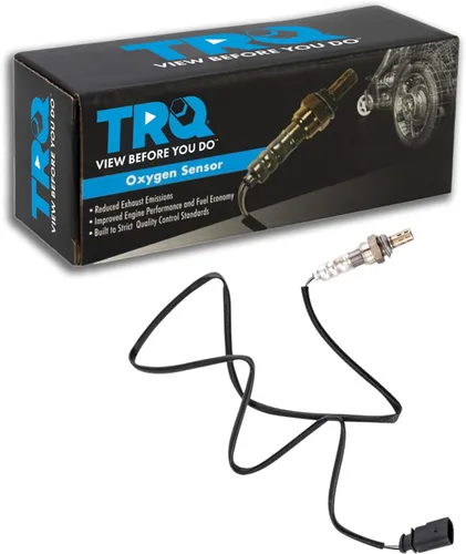 Vista 273 de TRQ Sensor de Oxígeno O2 de 4 Hilos de Banda Estrecha Compatible con VW Atlas 2.0L 2018-21, VW GTI 2.0L 2016-18, Audi A3 Quattro 2.0L 2015-18, VW