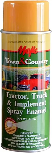 Vista 16 de Majic Paints 8-20965-8 Tractor & Implementación Spray Pintura Esmalte Aerosol, A.C. Naranja