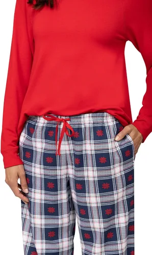 Vista 4 de PajamaGram Womens Pajama Sets Flannel - Women's Sleepwear Sweatshirt Set