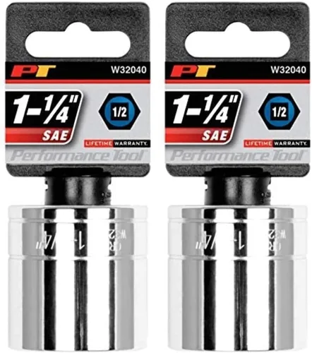 Vista 22 de Performance Tool W32334 1/2 Drive 1-1/16 6Point Deep Wall Socket, 1 paquete