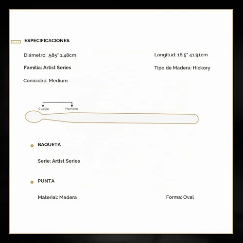 Vista 6 de Avedis Zildjian Company Josh Dun Artist Series - Baquetas Trench