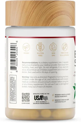 Vista 9 de Snap Supplements Mezcla de azúcar en sangre con berberina, CoQ10, canela, ácido alfa lipoico y Gymnema para apoyar el azúcar en sangre ya saludable