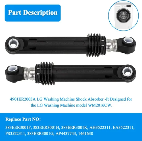 Vista 2 de 383EER3001G 383EER3001J 4901ER2003A Amortiguador de arandela (O-E-M) para lavadora LG -3 PACK -10 años Wa-rranty Reemplazo Parte 383EER3001V