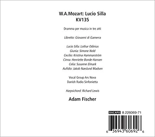 Vista 2 de Mozart Lucio Silla