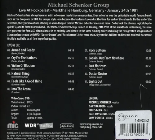 Vista 2 de Live At Rockpalast Hamburg 1981