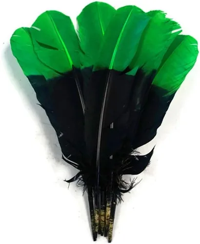 Vista 47 de 1/4 lb - Aqua Blue Pavo Marabou Corto Plumas Sueltas Mullidas Al Por Mayor A Granel