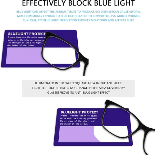 Vista 4 de COJWIS Progressive Multifocus Reading Glasses Blue Light Blocking,Spring Hinge Readers for Women Men