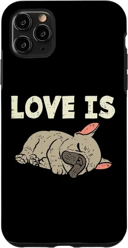 Vista 13 de Love is French Bulldog - Funda de regalo para iPhone 17