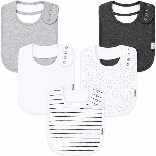 Vista 28 de KiddyStar Organic Cotton Baby Drool Bibs Soft, Adjustable, Absorbent, Unisex Teething Bandana Bibs for Babies