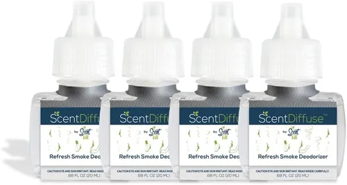 Vista 9 de ScentDiffuse - Kit de iniciación desodorizante para olores de mascotas, 2 recambios + difusor