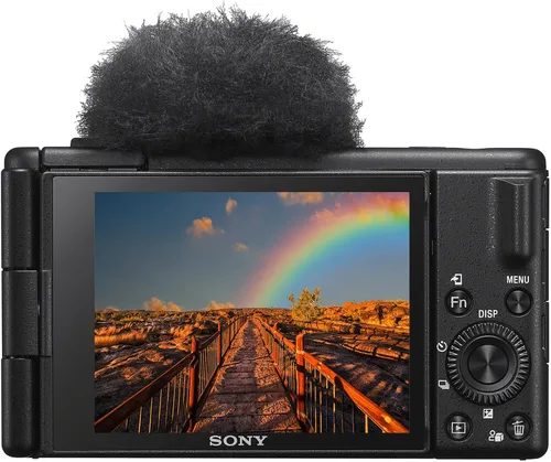 Vista 2 de Sony Cámara compacta de vlogging ZV-1 II (ILCZV-1M2/B) - Sensor de 20.1 MP 1 ″, zoom gran angular de 0.709-1.969 in, video 4K con tarjeta de 64 GB
