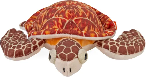Vista 2 de Wild Republic Peluche de tortuga marina de carey de peluche, juguete de peluche, regalos para niños, Cuddlekins, 12 pulgadas