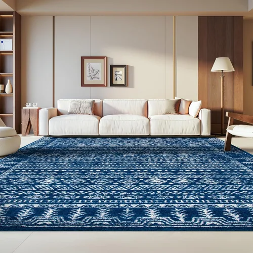 Vista 12 de SAFAVIEH Alfombra de área de 12 x 15 pulgadas, colección Tulum, grande, diseño marroquí bohemio envejecido, no desprende pelusa y fácil de limpiar