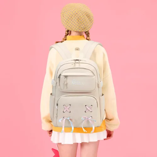 Vista 2 de Mochila de viaje casual para adolescentes y niñas