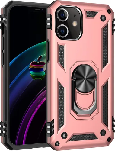 Vista 34 de Korecase Funda para iPhone 17 Pro con soporte de anillo, grado militar, resistente, a prueba de golpes, protección de cuerpo completo para Apple