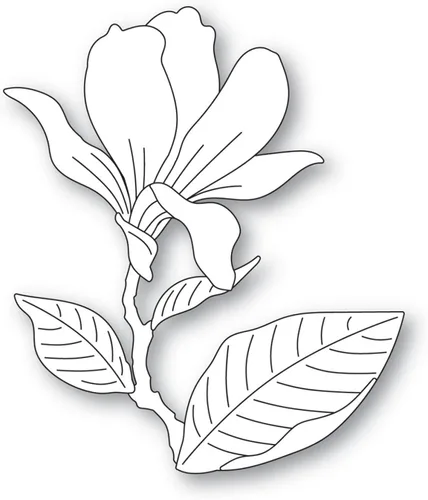 Vista 6 de Lily Dies - Troqueles para hacer tarjetas, flores de lirio y hojas de metal, troqueles para manualidades, manualidades, manualidades, álbumes