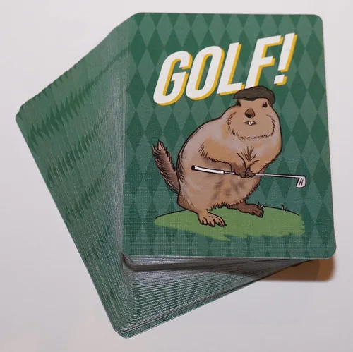 Vista 3 de Golf! Juego de cartas: juego muy divertido, ideal para la noche de juegos, regalo favorito para golfistas y fanáticos de los juegos de cartas