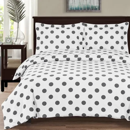 Vista 20 de Royal Hotel Bedding Agnes - Juego de funda de edredón floral de 3 piezas, tamaño King/Cal-King, 100% algodón, 300 hilos de algodón