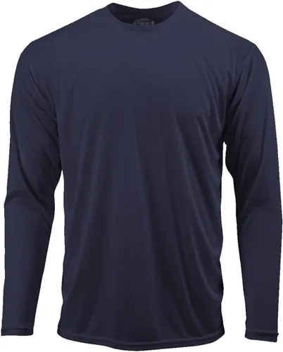 Vista 14 de DRI-Equip - Camisas de manga larga para deporte, disipa la humedad. Blanco