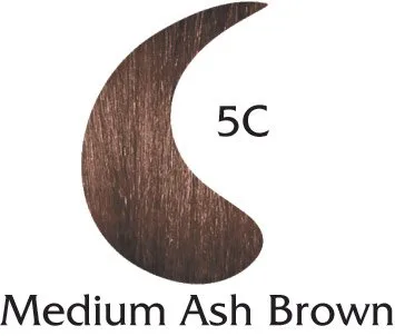 Vista 2 de Color de pelo castaño ceniza medio - 5C (2 oz color 2 oz desarrollador)