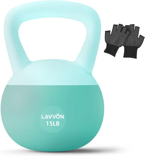 Vista 8 de Soft Kettlebell - Cushioned Impact-Resistant Base and Anti-Slip, Kettle bell Anti-Slip Grip Weight for Home Workouts, Safe Strength Training