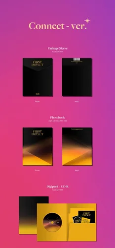 Vista 5 de GENIE MUSIC Kep1er - Álbum PRIMER IMPACTO+Beneficio de preventa+Póster plegado+Juego de tarjetas fotográficas adicionales (Conectar 1 ver.)