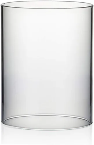Vista 31 de WGVI Funda para portavelas Hurricane, ancho de 2 pulgadas, altura de 12 pulgadas, portavelas cilíndrico de vidrio transparente, tubo de chimenea