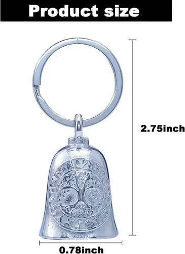 Vista 6 de Motorcycle Viking Bell - Motorcycle Angel Bell for Men and Women, Motorcycle Accessories