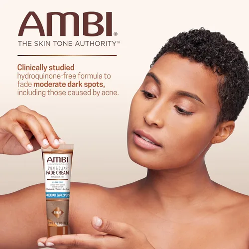Vista 10 de Ambi Even & Clear Fade Cream, sin hidroquinona, tratamiento de hiperpigmentación, corrector de manchas oscuras, resultados en tan solo 4 semanas