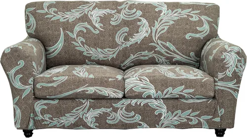 Vista 51 de CRFATOP Fundas para sillas suaves de 2 piezas para perros, fundas elásticas para sillón de 1 plaza, fundas de muebles de sofá lavables con 1 funda