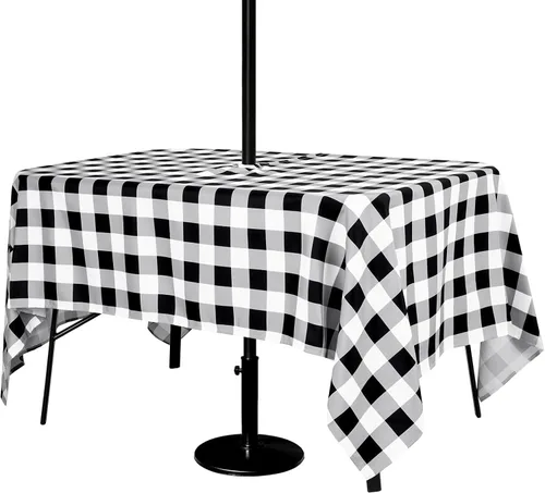 Vista 17 de Poise3EHome - Mantel impermeable antiderrames para exteriores e interiores, para camping, picnic, té de la tarde, asados, flores